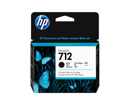 HP 712 Black Ink Cartridge 80ml