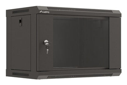 Lanberg WF03-5306-10B Rack Cabinet 6U Wall Mounted Rack Black