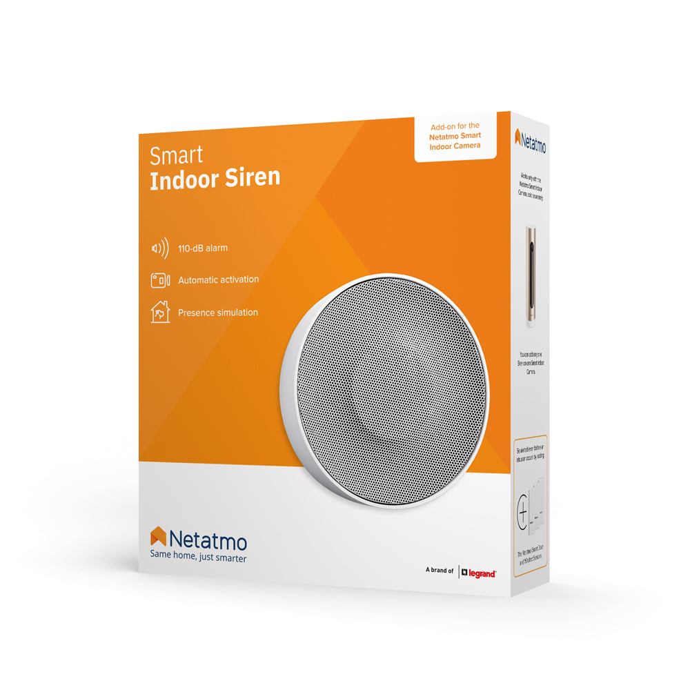 NETATMO Smart Home Alarm NIS, Siren, White
