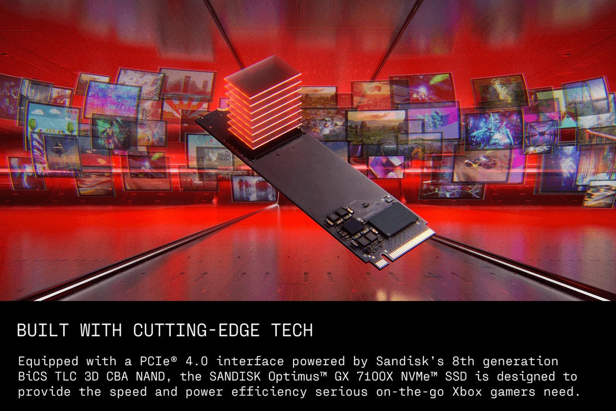 SanDisk Optimus GX 7100X 2 TB M.2 PCI Express 4.0 NVMe TLC 3D NAND