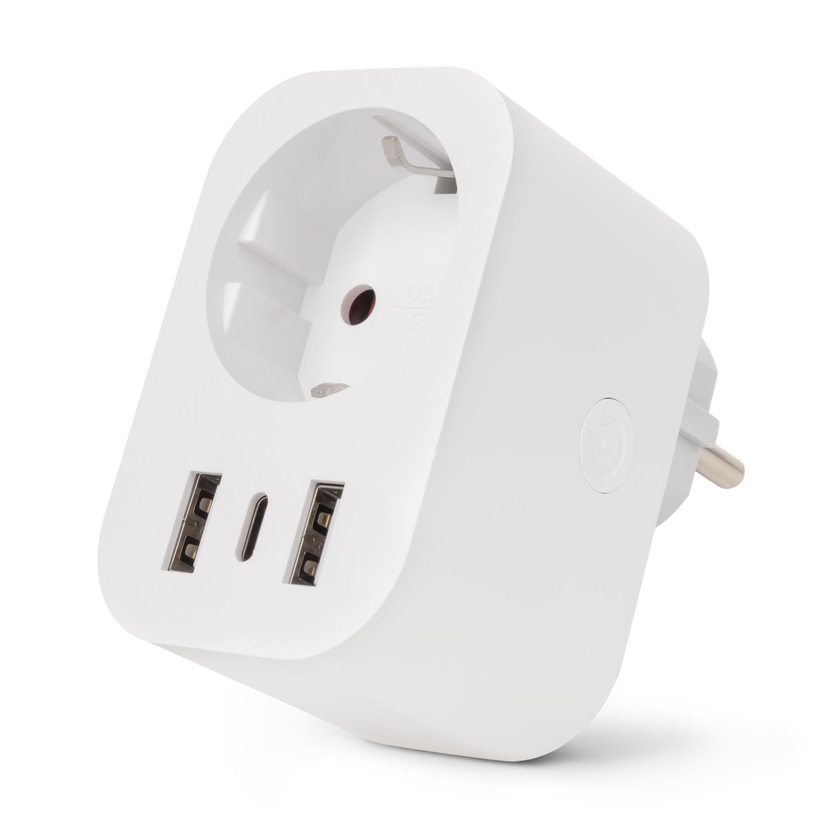 Entac WiFi Single Socket Adapter with 2x USB-A and 1x USB-C