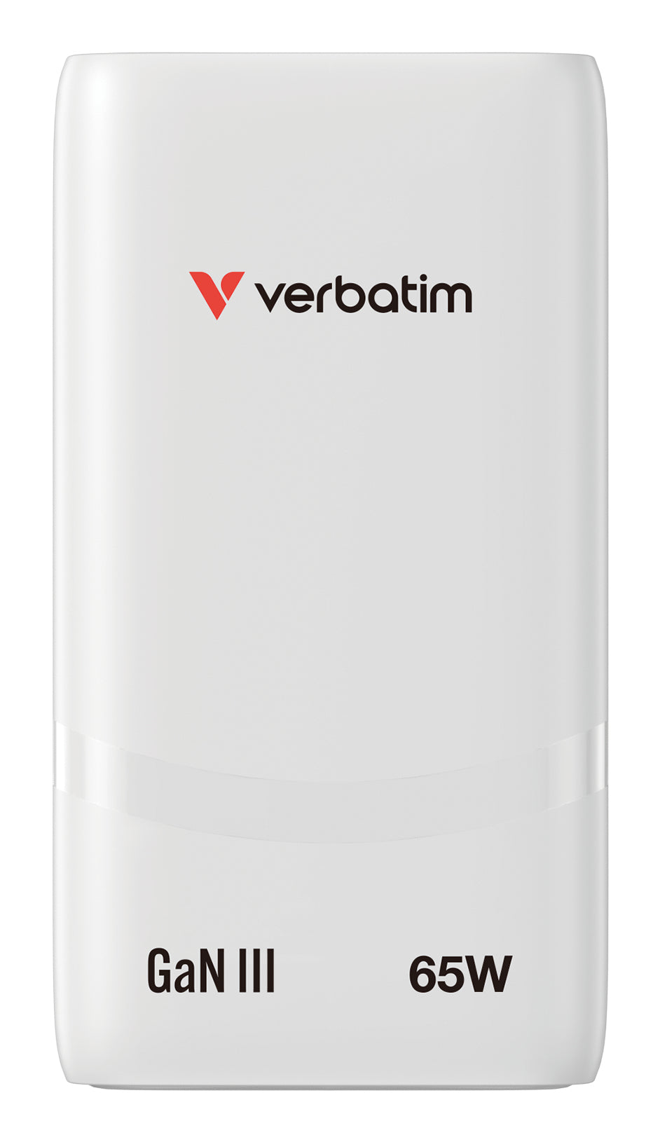 Verbatim Fold n Go GaN Charger 65W 2x USB-C White Foldable Stand 32355