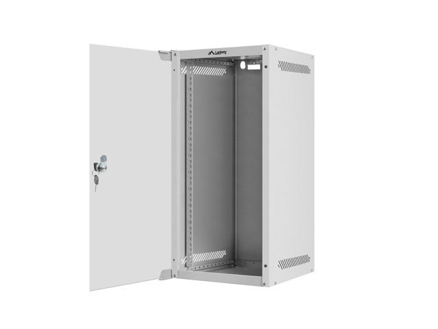 Lanberg WF10-2312-10S rack cabinet 12U Wall mounted rack Grey