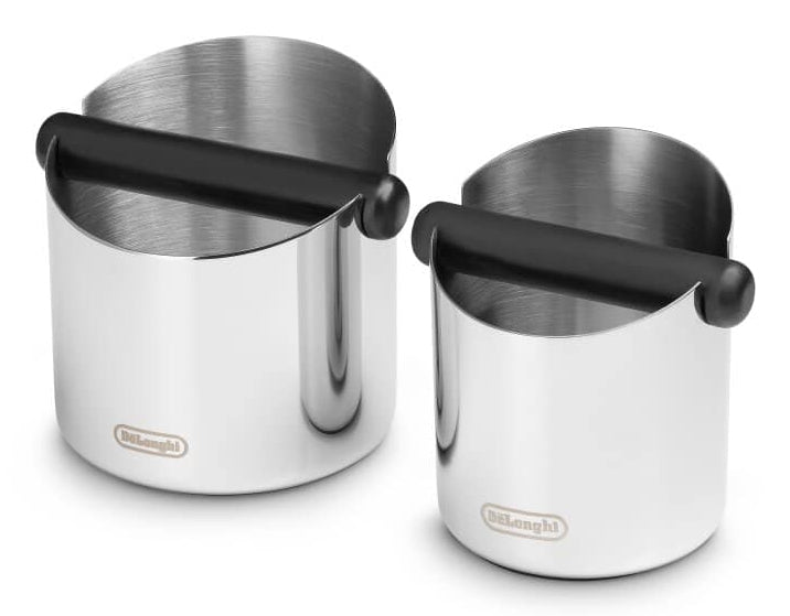 Delonghi Abklopfbehälter für Siebträger DLSC084 Knock Box (edelstahl/schwarz)