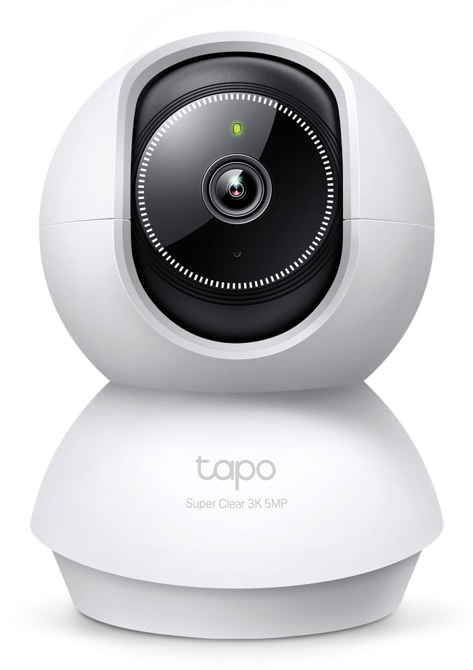 Κάμερα Ασφαλείας Wi-Fi TP-Link Tapo με Περιστροφή/Κλίση και Τεχνητή Νοημοσύνη, Ανάλυσης 3K 5MP (2880×1620), 2,4 GHz, Οριζόντια 360°