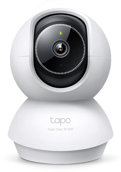 Κάμερα Ασφαλείας Wi-Fi TP-Link Tapo με Περιστροφή/Κλίση και Τεχνητή Νοημοσύνη, Ανάλυσης 3K 5MP (2880×1620), 2,4 GHz, Οριζόντια 360°