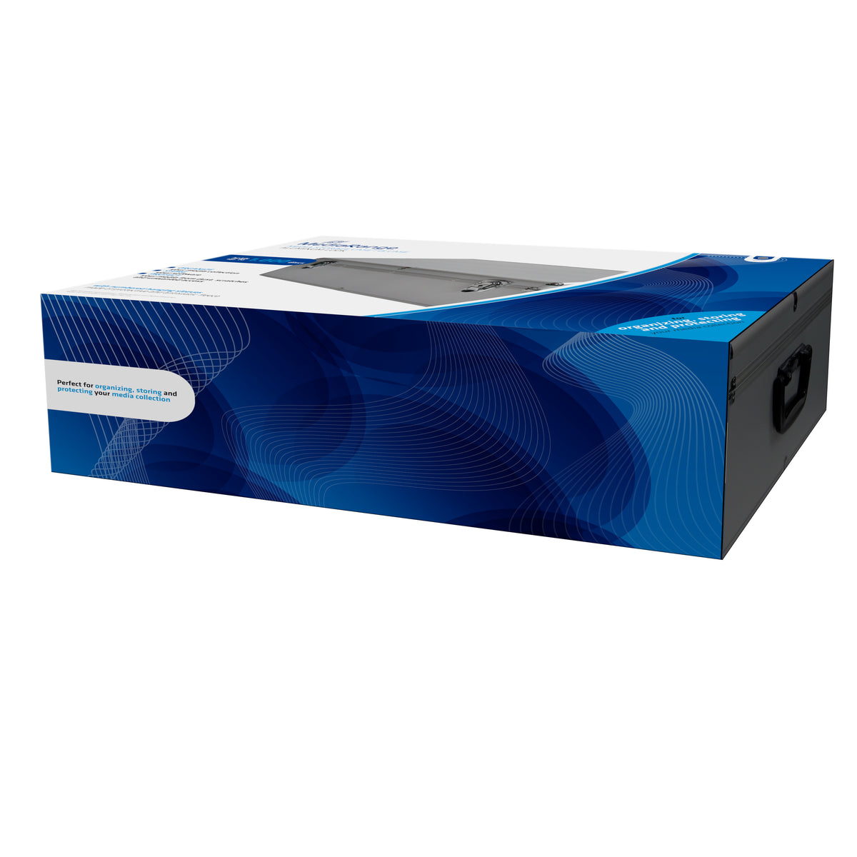 MediaRange CD/DVD-Koffer 1000-fach (silber, Retail)
