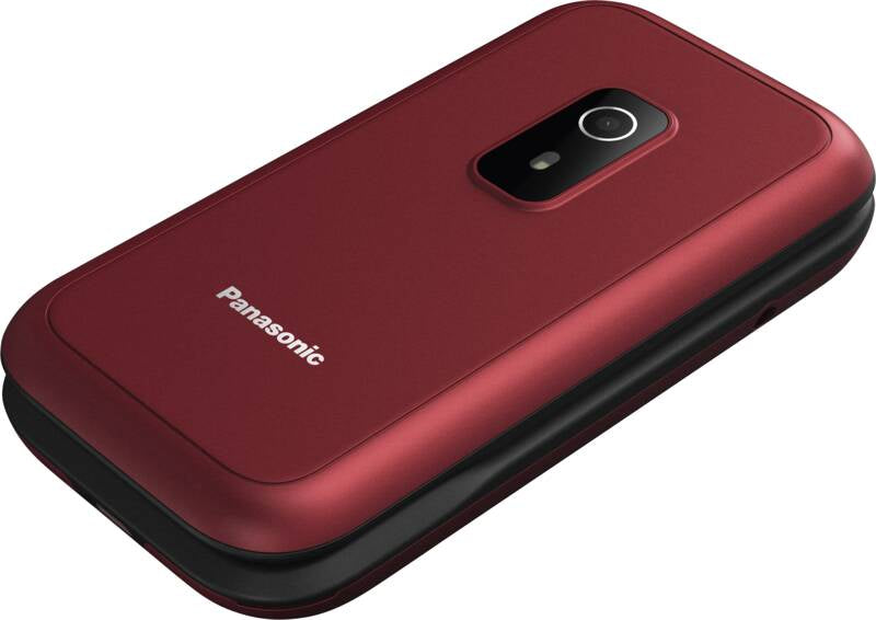 Panasonic KX-TF600EXR mobile phone 7.11 cm (2.8") 132 g Red Senior phone
