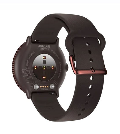 Polar Ignite 3 Titanium Leather- and Silicone Band