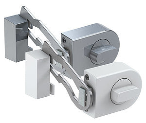 Olymp Door Auxiliary Lock with Safety Latch (white) RS 50R