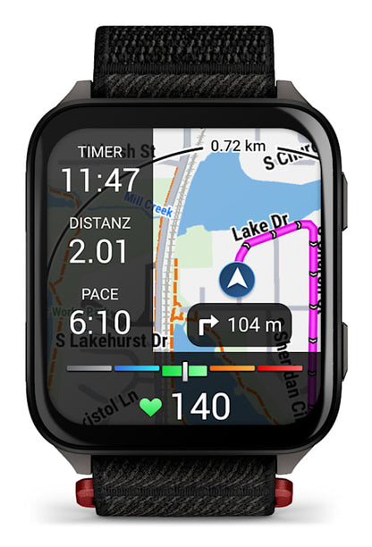 Garmin Venu X1 5.08 cm (2") AMOLED Digital 448 x 486 pixels Touchscreen Black Wi-Fi GPS (satellite)