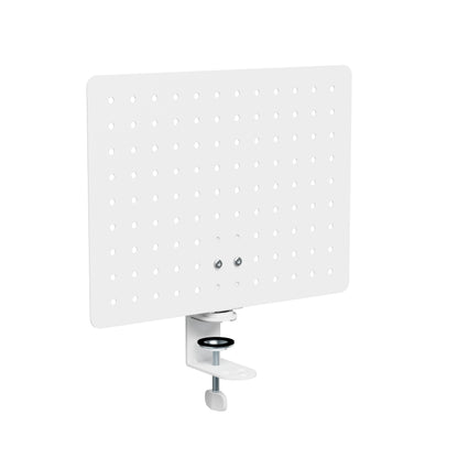 Activejet APB-002W desk organiser – rotating perforated board, grey and white