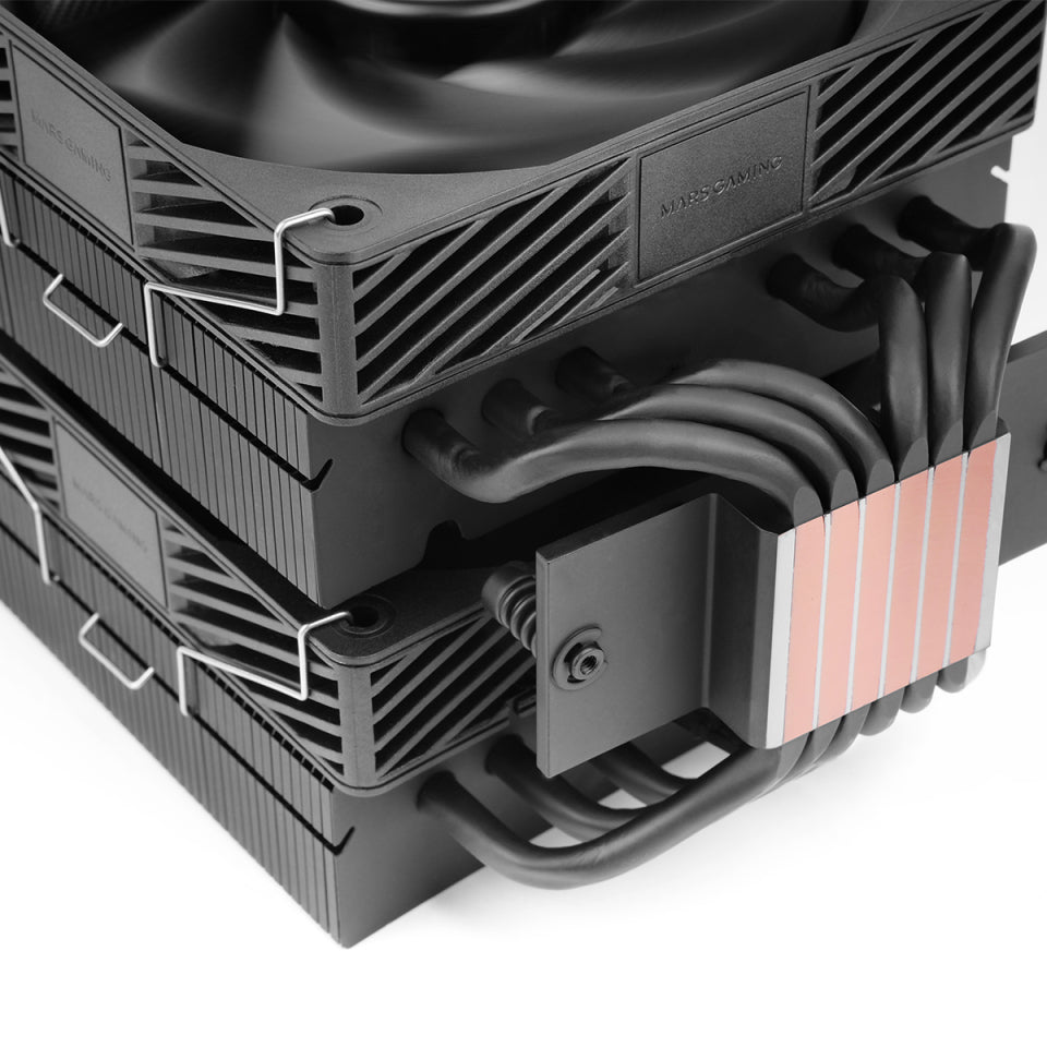 Mars Gaming MCPU-X26PRO Processor Air cooler 12 cm Black 1 pc(s)