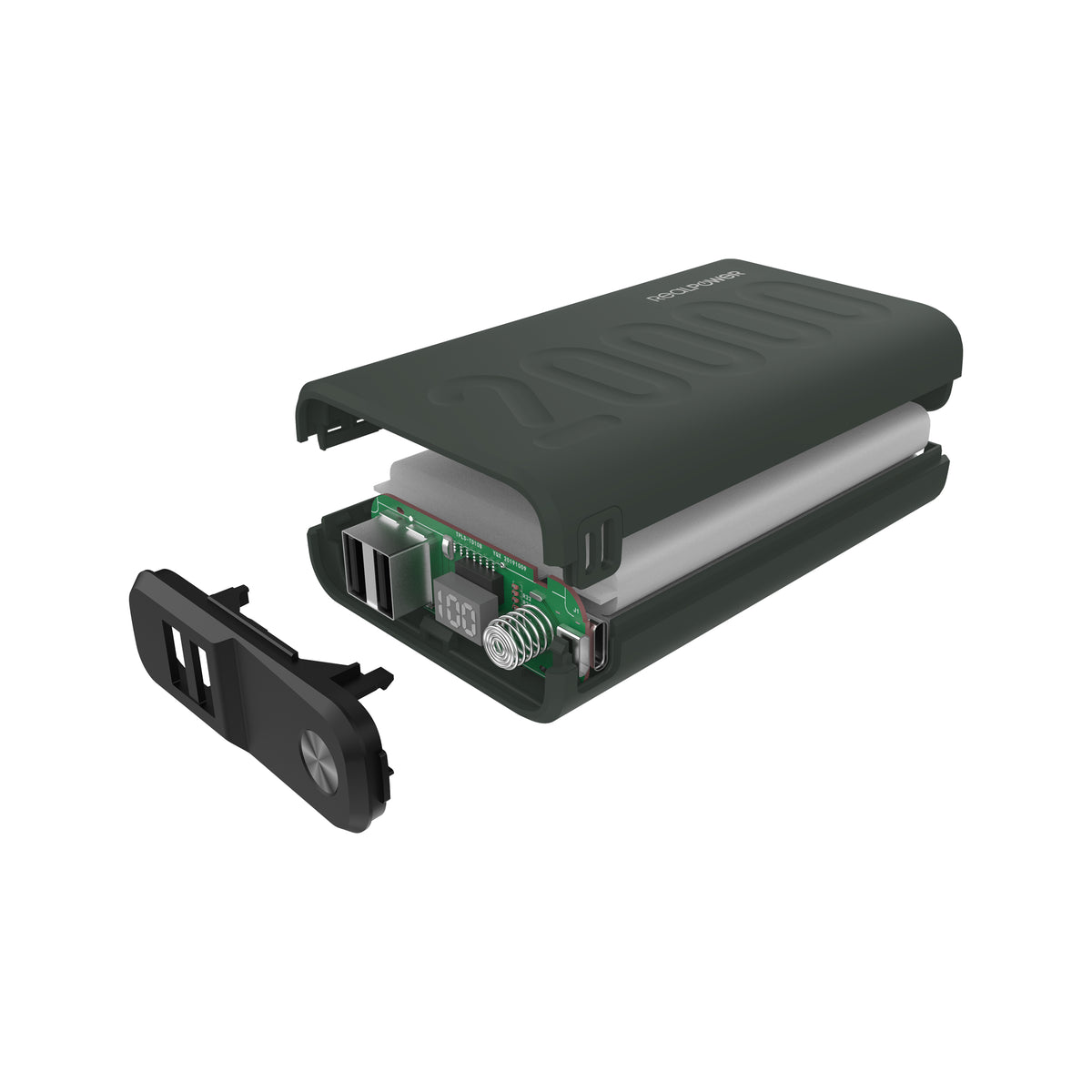 RealPower Powerbank PB-20000 PD+    Midnight Green 20.000mAh