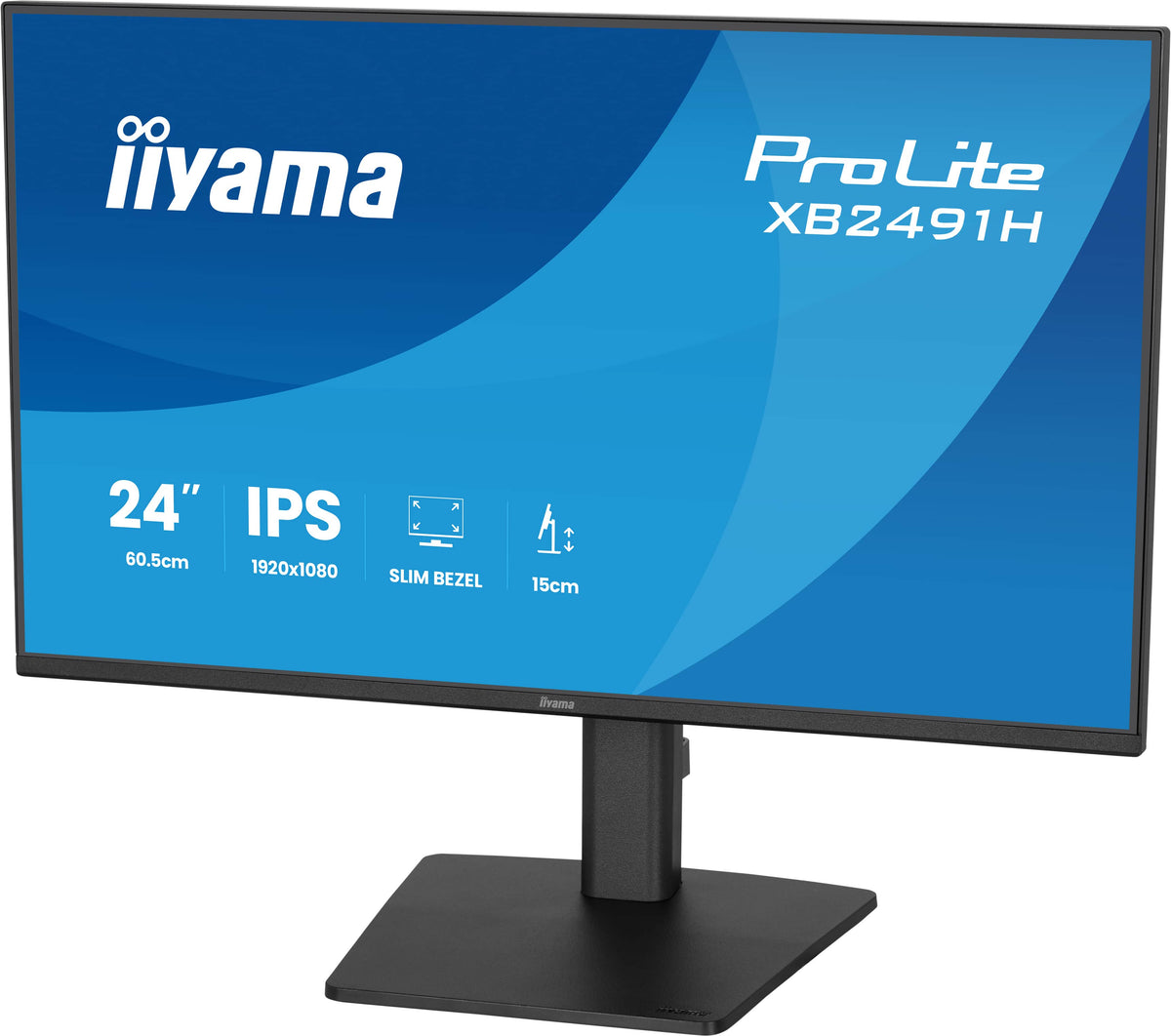 iiyama ProLite XB2491H-B1 computer monitor 60.5 cm (23.8") 1920 x 1080 pixels Full HD LCD Black