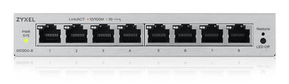 Zyxel GS1200-8V3 8-Port Gigabit web / smart managed Switch