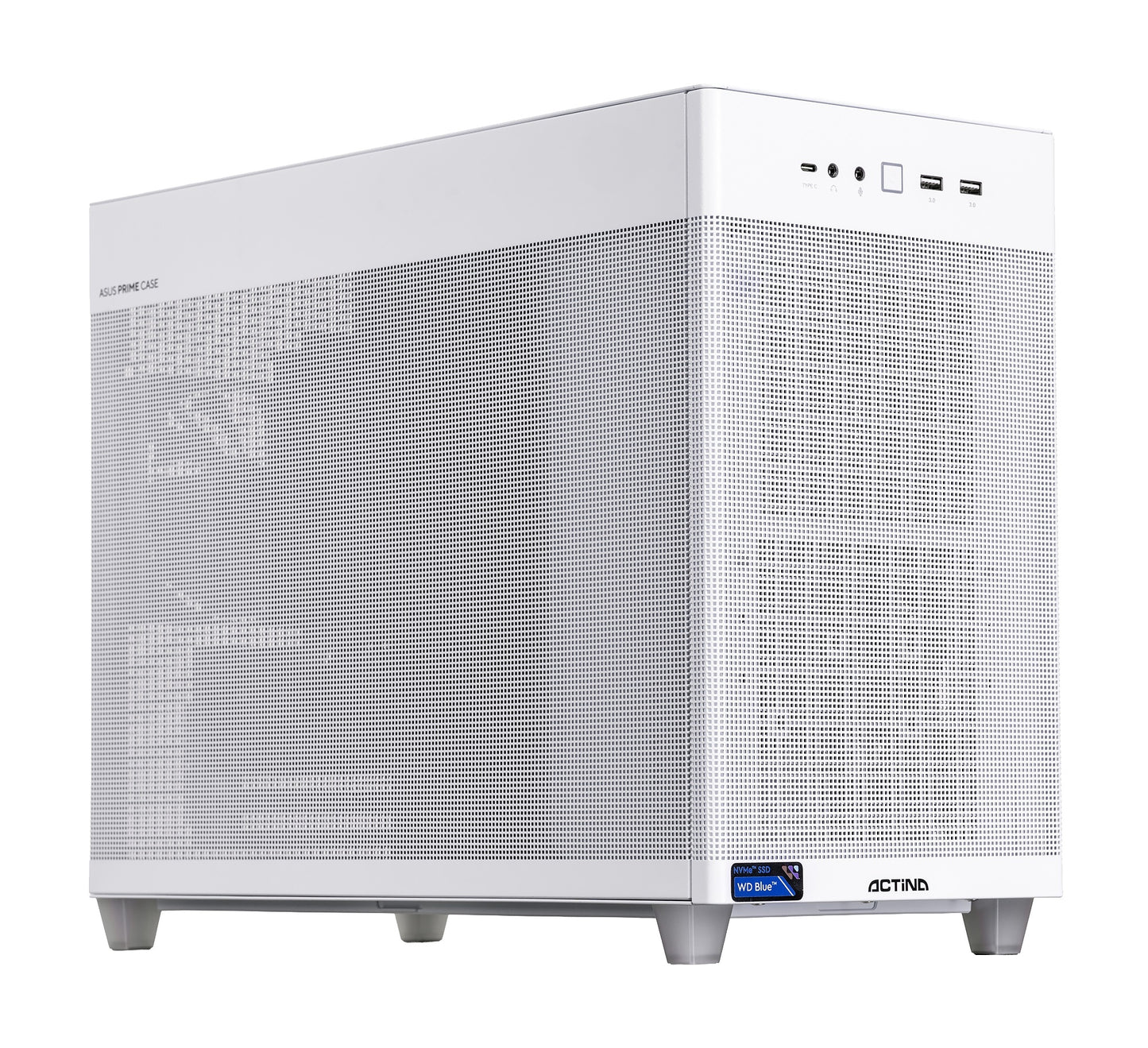 Actina 5901443430599 PC AMD Ryzen™ 7 8700F 32 GB DDR5-SDRAM 1 TB SSD AMD Radeon RX 9070 XT Mini Tower White