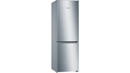 Bosch KGN33NLEB Serie 2 Refrigerator Freezer Combination (Stainless Steel)