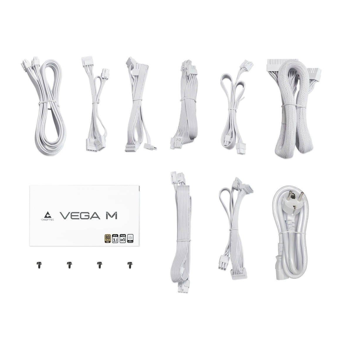 Chieftec Vega PPG-750-CW power supply unit 750 W 24-pin ATX ATX White
