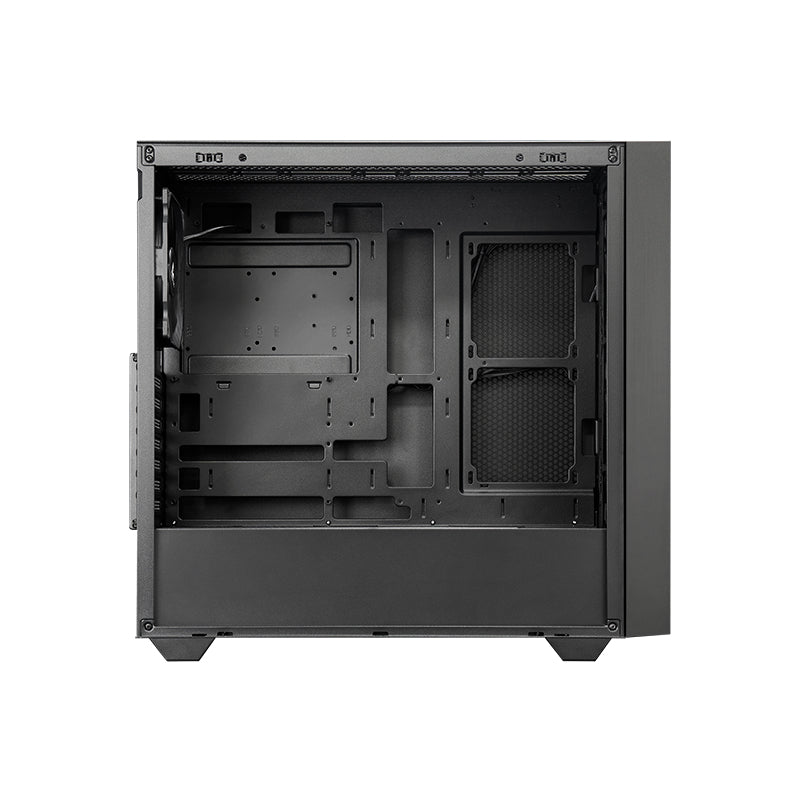 Chieftec Midi Tower GS-03B-BLK-OP, Schwarz Black