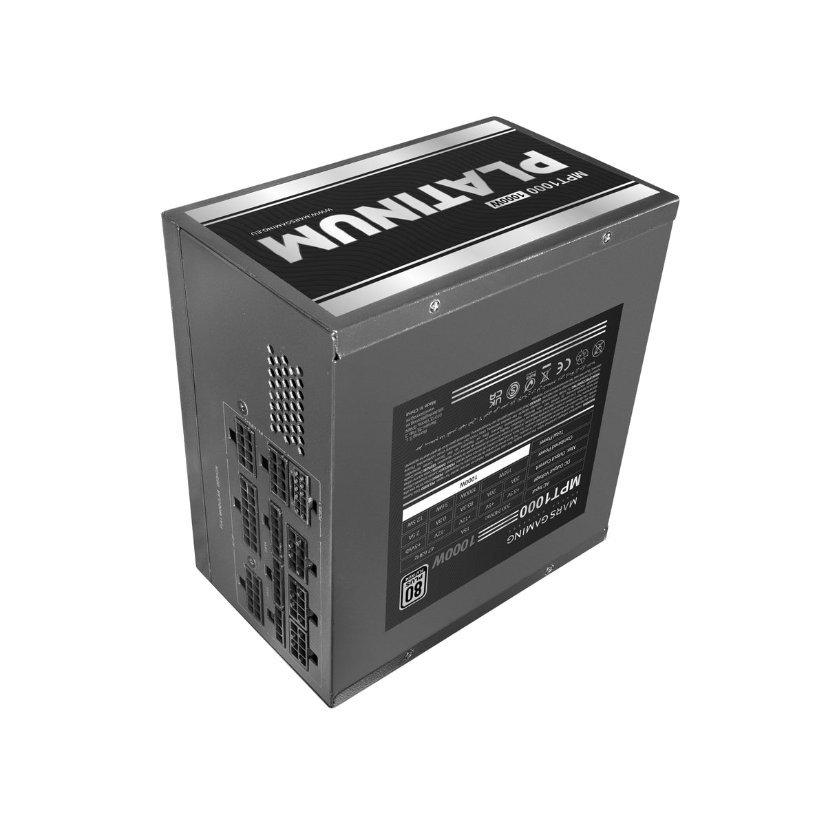 Mars Gaming MPT1000 power supply unit 1000 W 24-pin ATX ATX Black