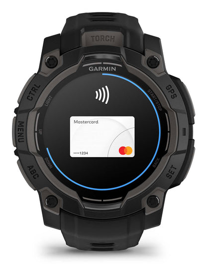 Garmin Instinct 3 AMOLED 1.2" (45 mm) Digital Touchscreen - Black, 390 x 390 px, GPS