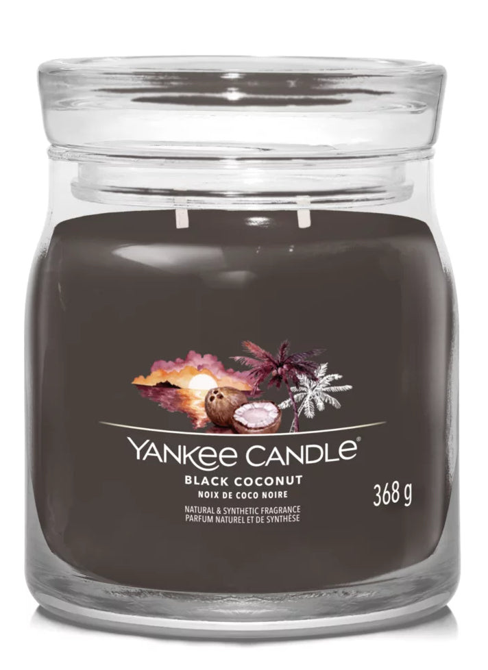 Medium Candle BLACK COCONUT YANKEE