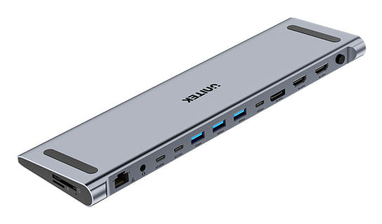 UNITEK 4K KVM DOCKING STATION, USB-C, HDMI WITH STAND