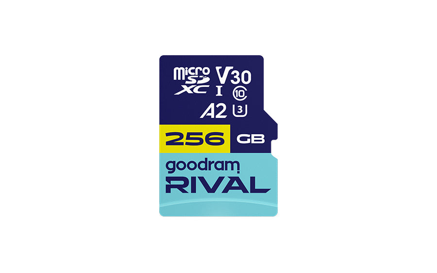 GOODRAM microSDXC 64GB V30 A2 UHS-I U3 RIVAL with Adapter
