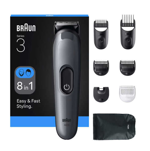 Braun AIO3540 8-in-1 Beard & Hair Trimmer