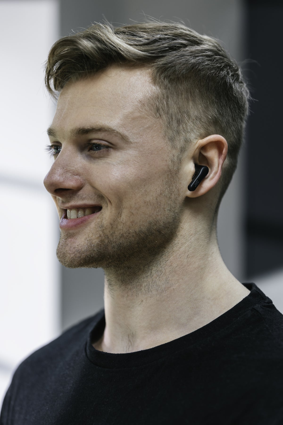 JVC HA-A3TBU Wireless In-Ear Earbuds, Black