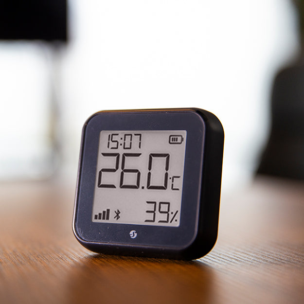 Shelly H&T Gen3 Black Temperature and Humidity Sensor