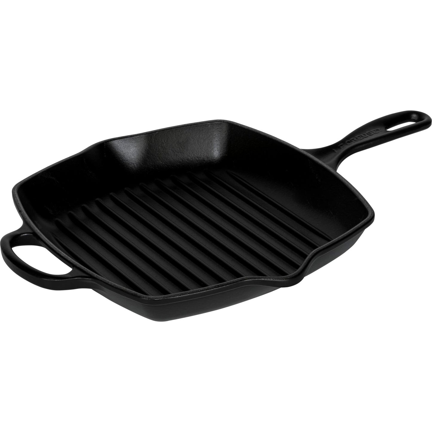 Τετράγωνο Μαντεμένιο Τηγάνι Ψησίματος Le Creuset Μαύρο 26 εκ