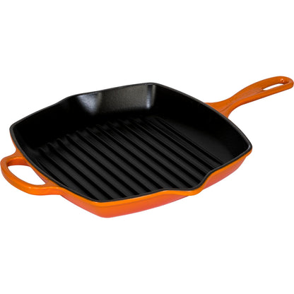 Τηγάνι Γκριλ Τετράγωνο από Χυτοσίδηρο Le Creuset, Φούρνος, Κόκκινο, 26 εκ.