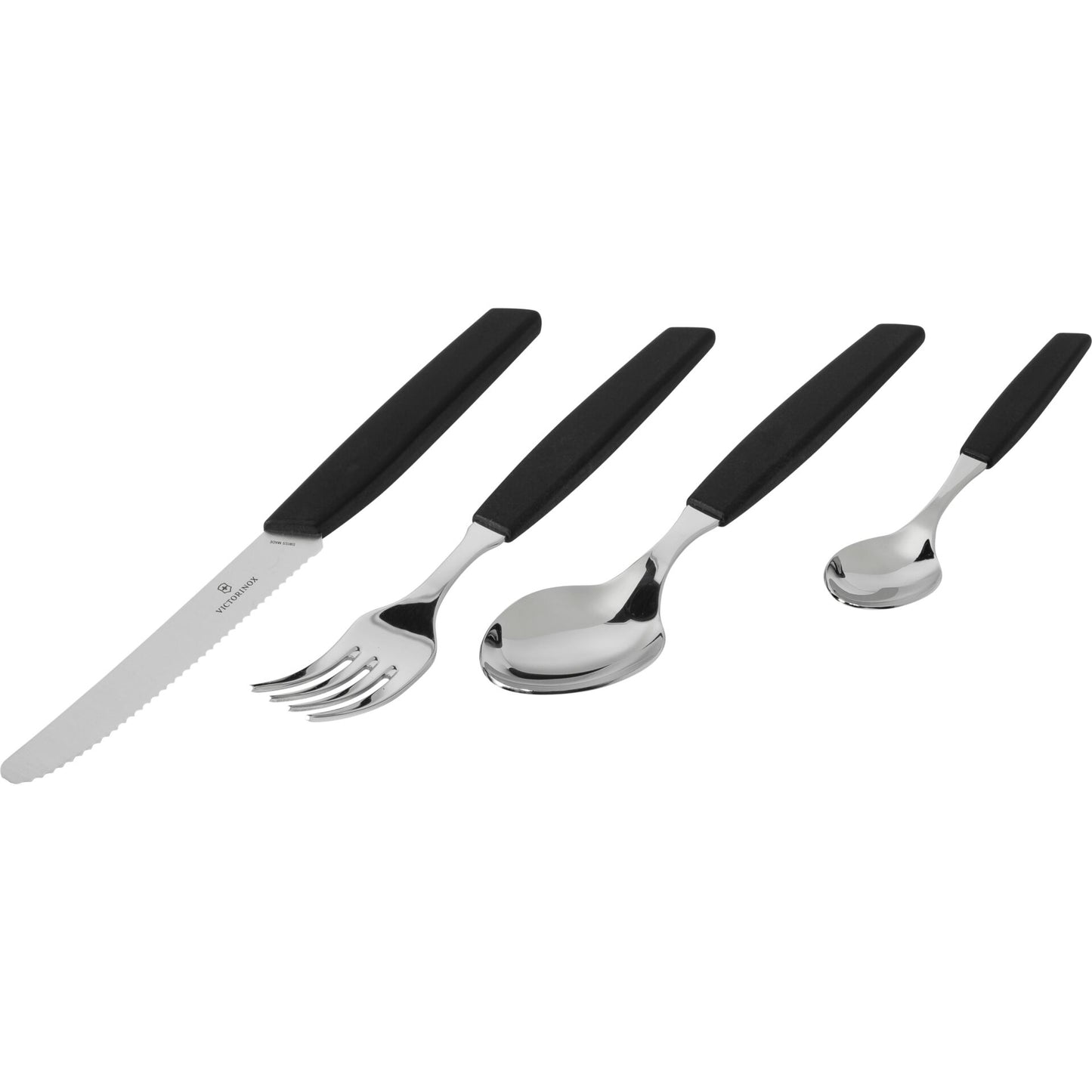 Victorinox Swiss Modern Cutlery Set 24 pcs. black