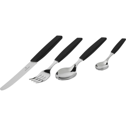 Victorinox Swiss Modern Cutlery Set 24 pcs. black