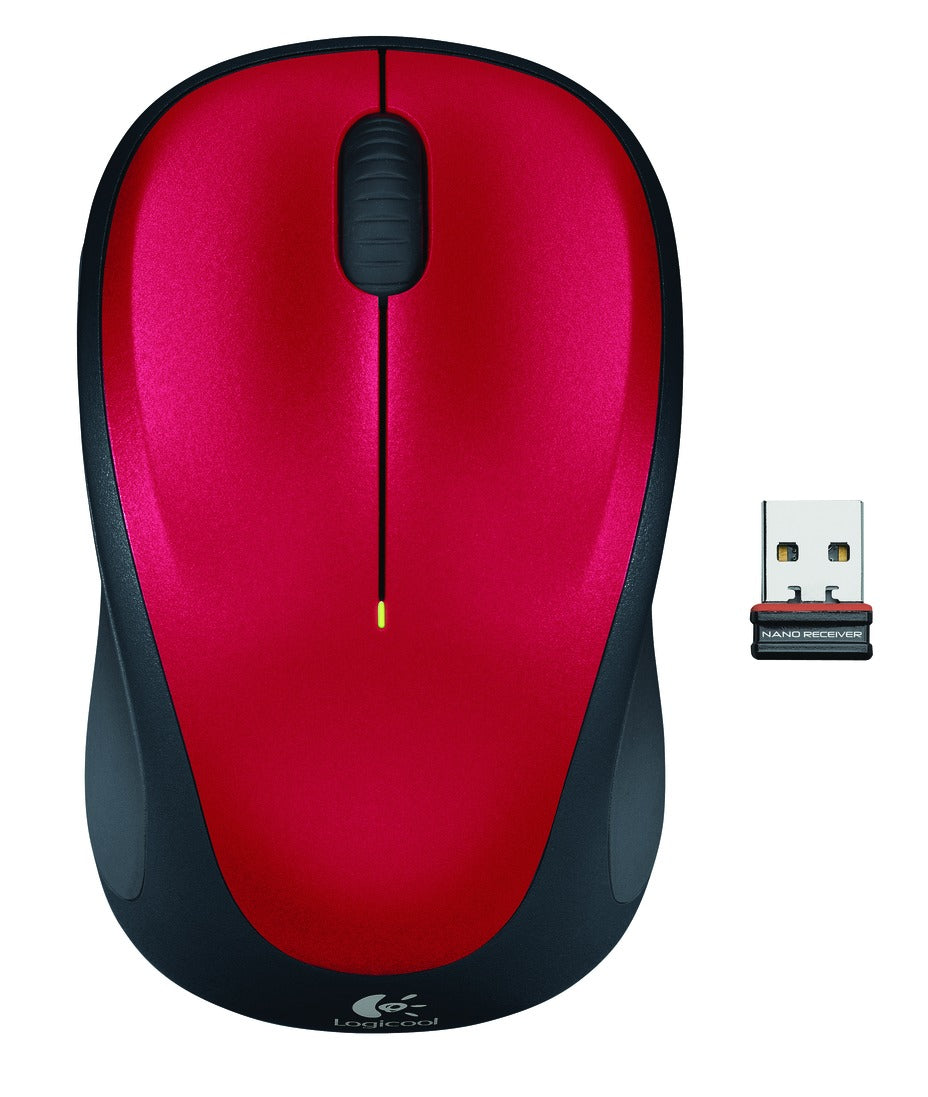 Logitech Wireless Mouse M235 red retail