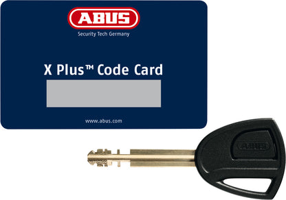 ABUS Detecto XPlus 8077 Κλειδαριά με Αλυσίδα Μαύρη/Κίτρινη 1200mm