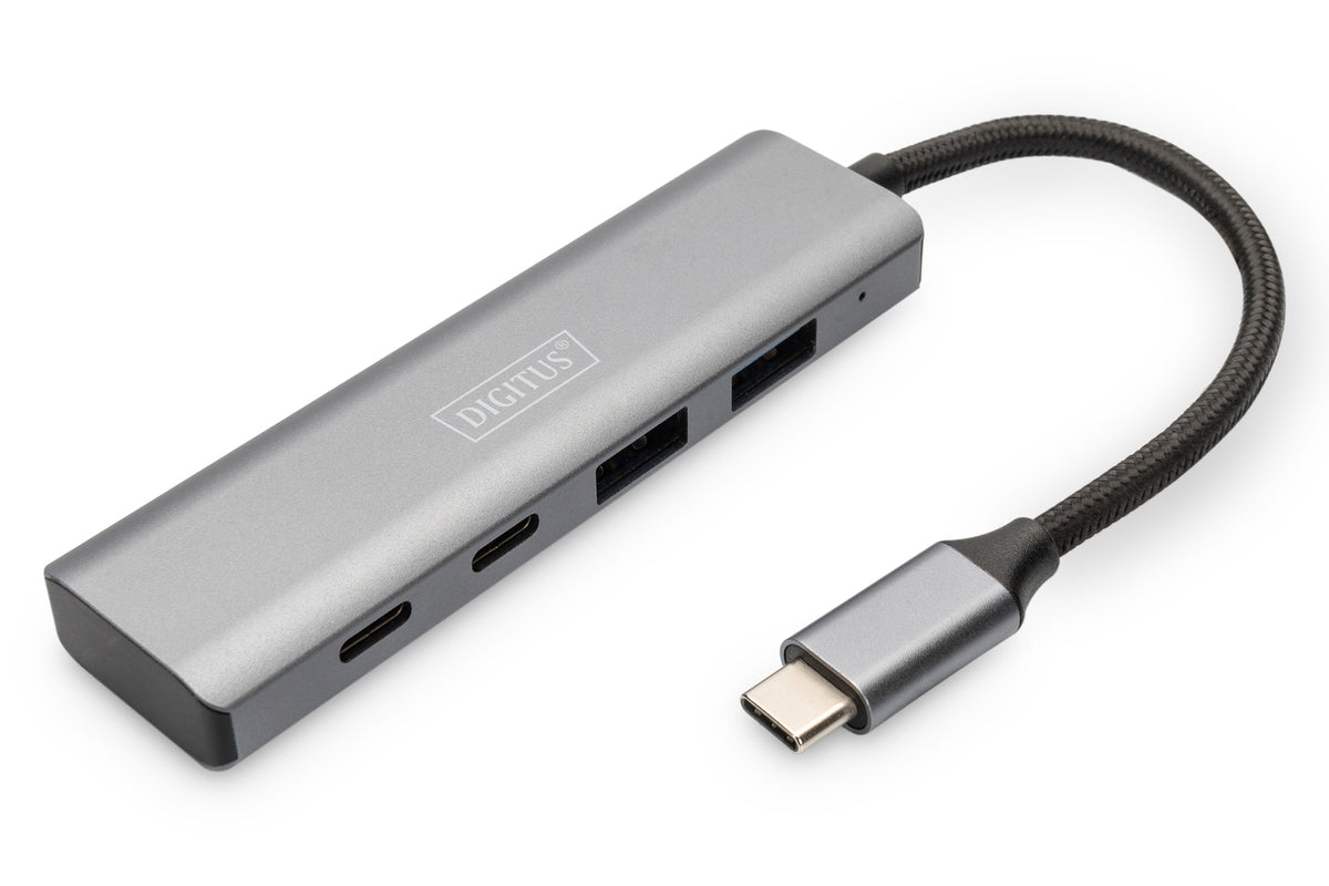 DIGITUS USB-C-Hub  4-Port 3.1 ->2xUSB A 2xUSB C int.Kabel