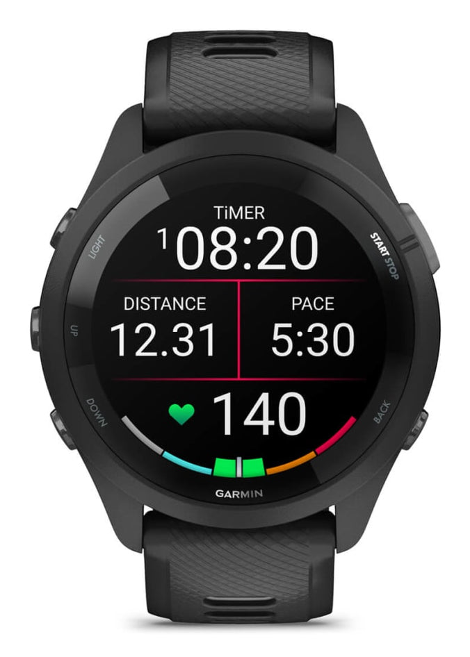 Garmin Forerunner 265 46 mm (1.3") AMOLED Touchscreen GPS, Black