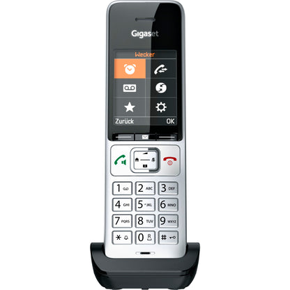 Gigaset COMFORT 500HX Cordless Phone, Silver-Black
