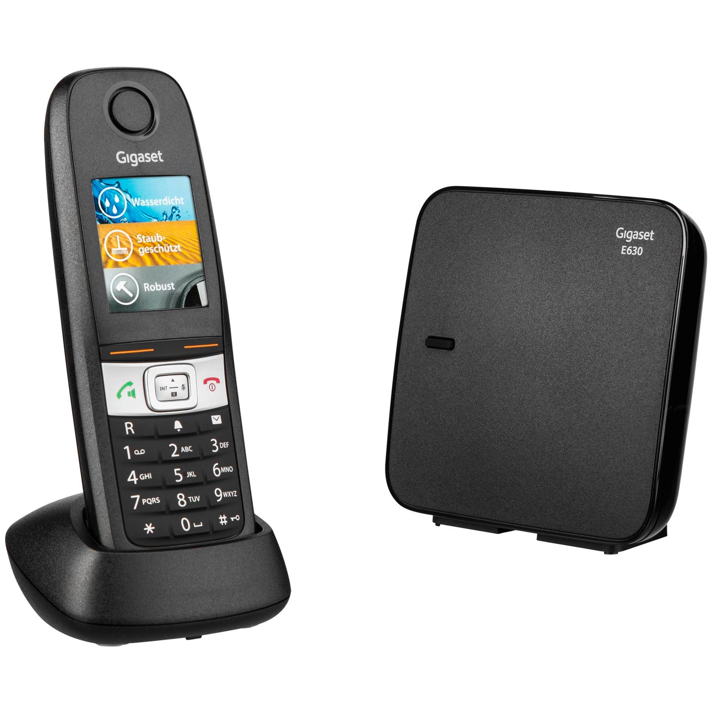 Gigaset E630 Cordless Phone, Anthracite
