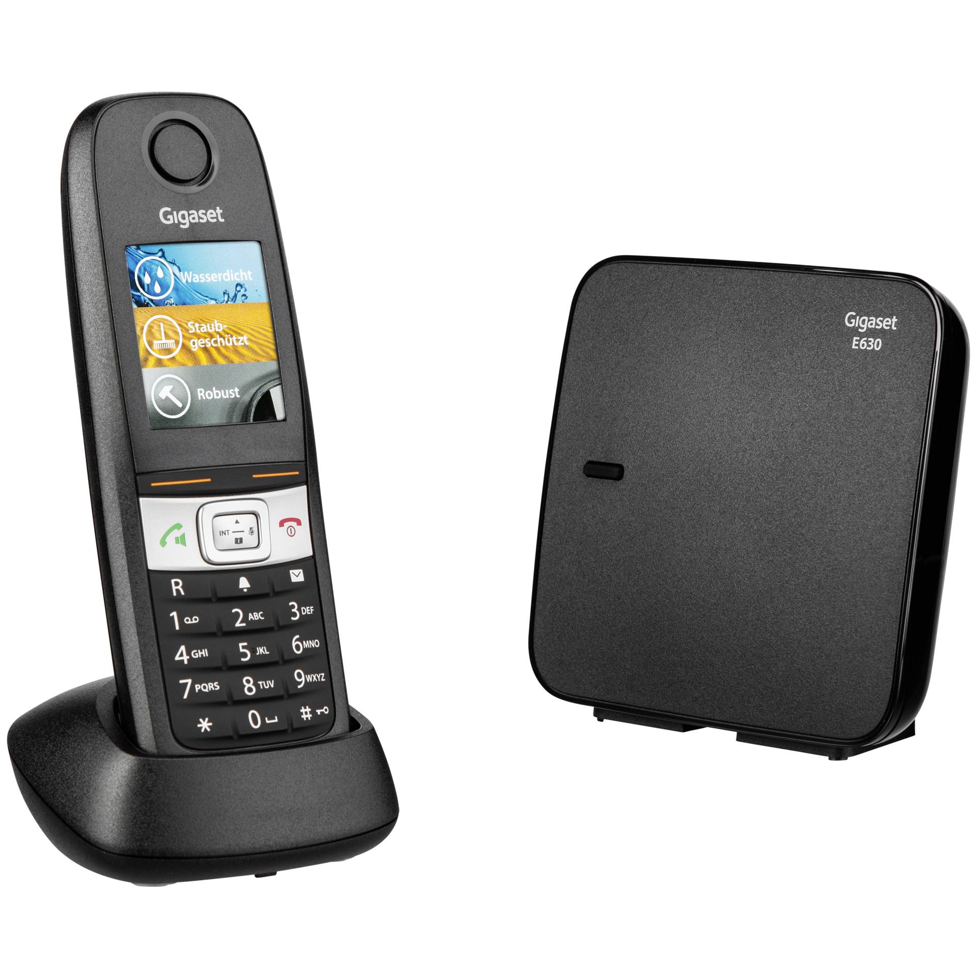Gigaset E630 Cordless Phone, Anthracite