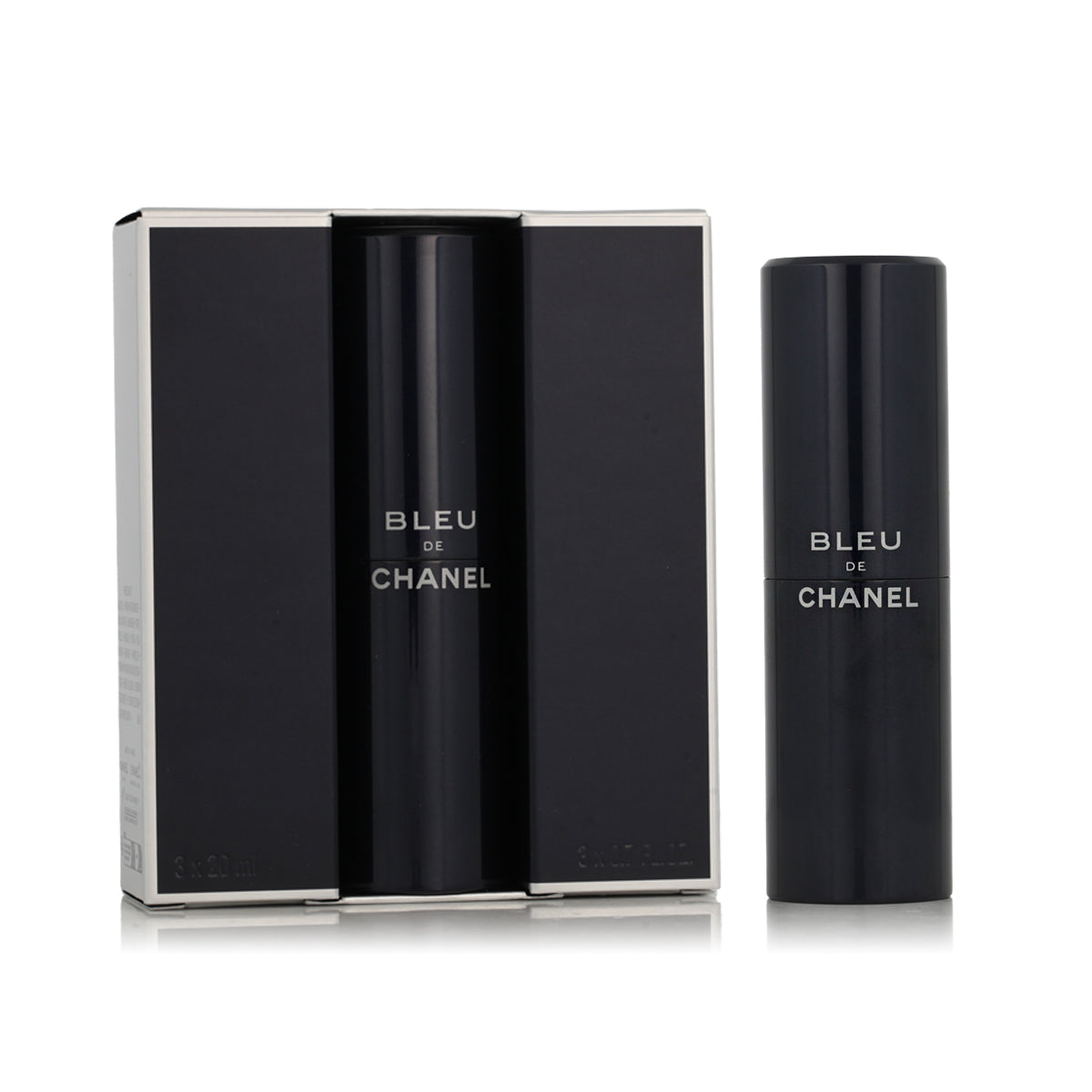 Chanel Bleu de Chanel EDT Refillable 20 ml + EDT Refill 2 x 20 ml (man)