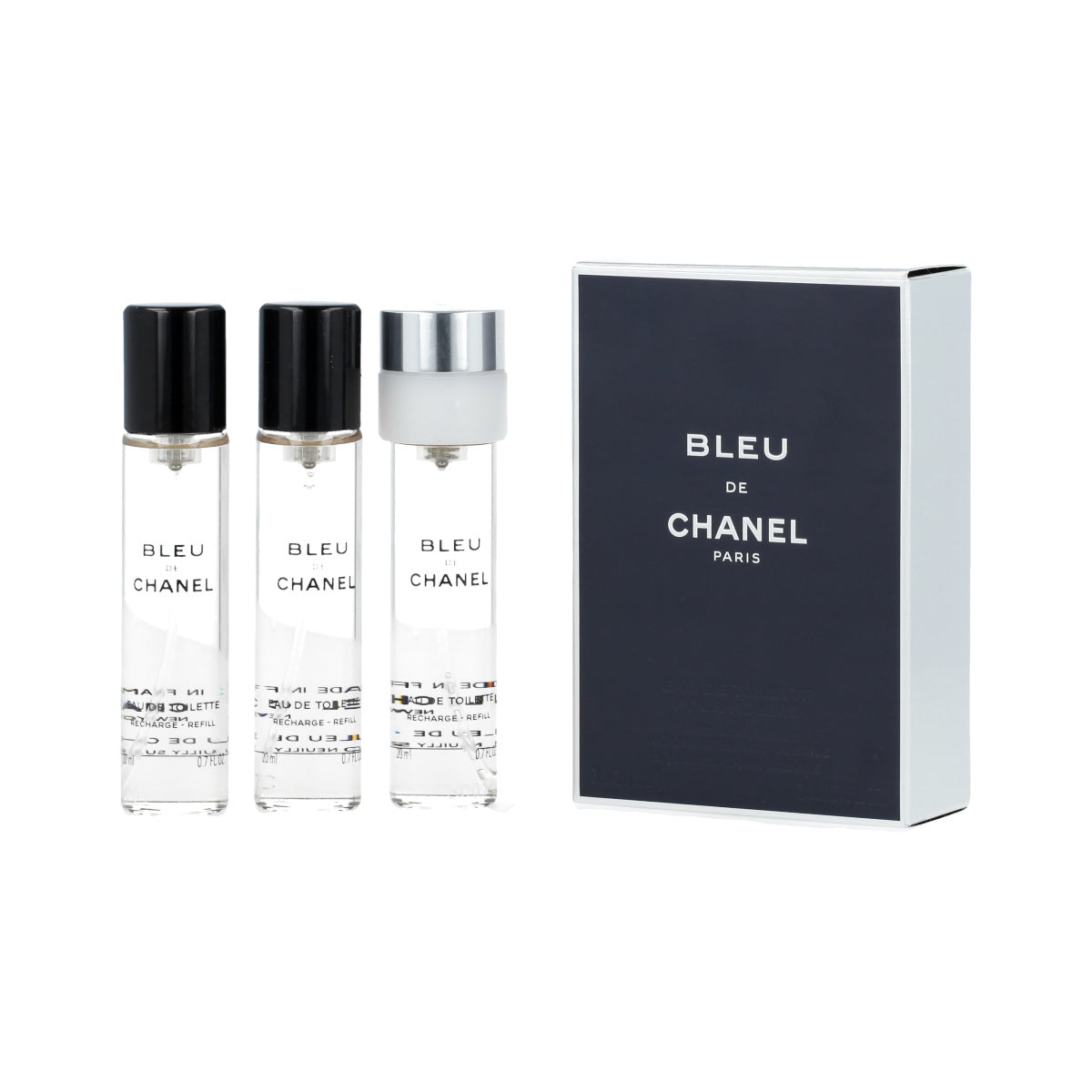 Chanel Bleu de Chane EDT Refill 2 x 20 ml + EDT Refill with spray 20 ml (man)