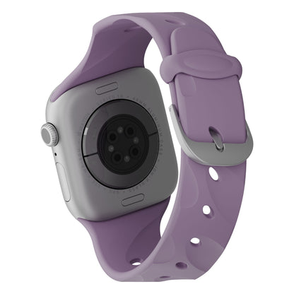 Decoded Silicone Ares Splice Strap for 40mm and 42mm Apple Watch - Purple Haze