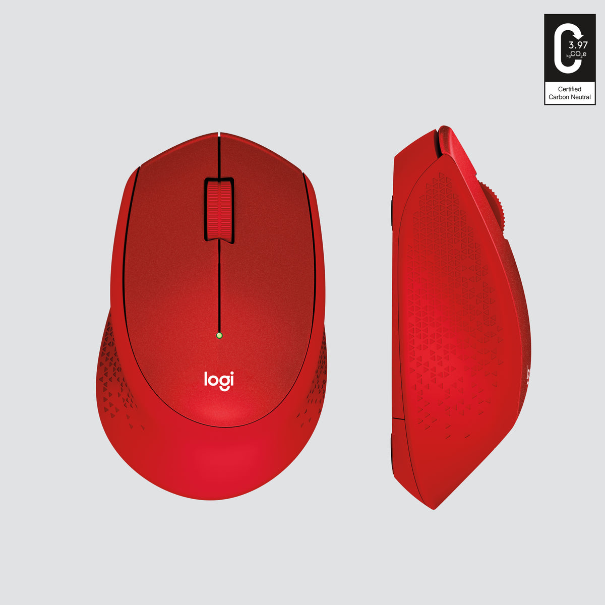 Logitech M330 Silent Plus — Red