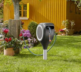 Gardena Garden Hose Box RollUp S, White, 15 Meters
