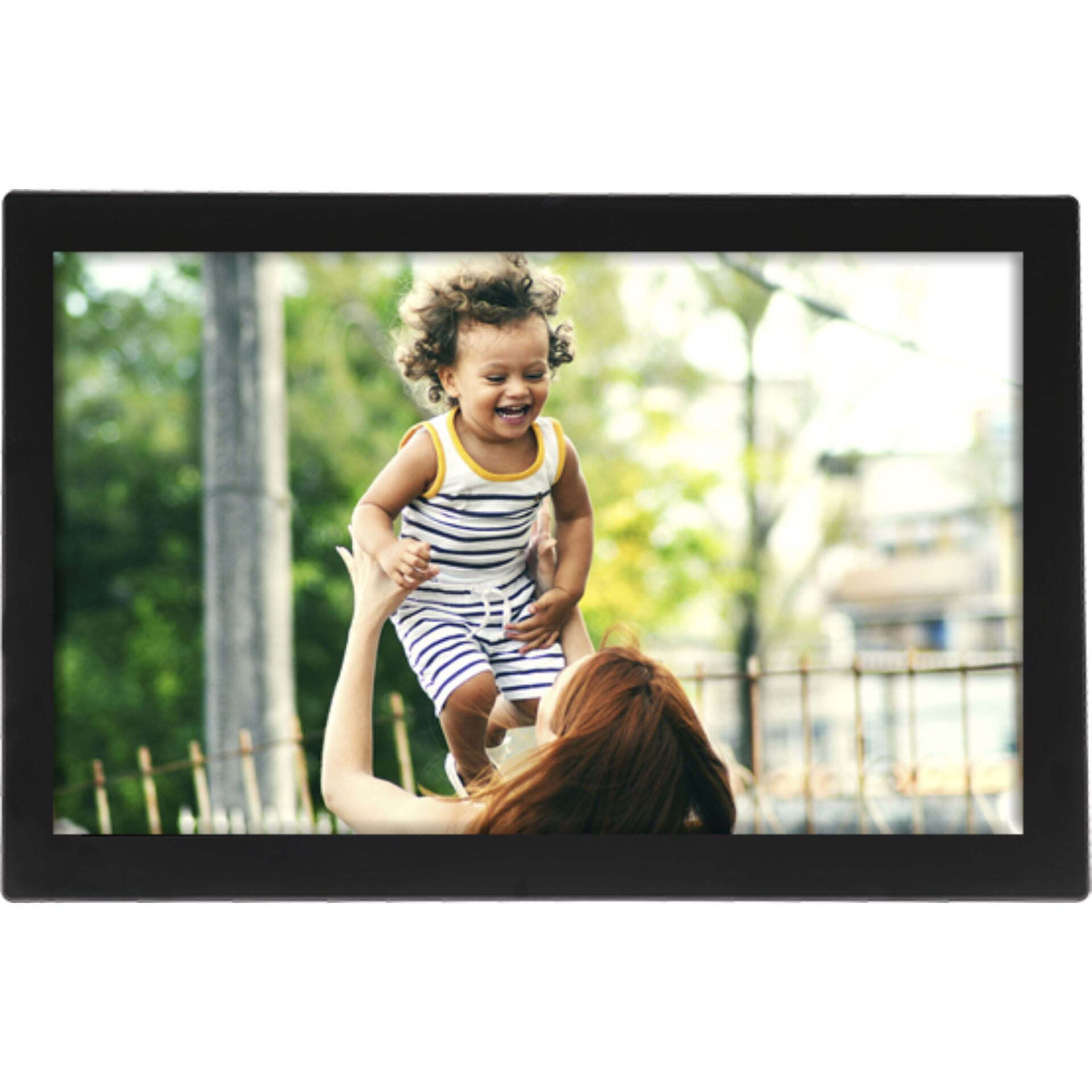 Denver Frameo PFF-1037 Black 10.1" Digital Photo Frame with 16GB Storage