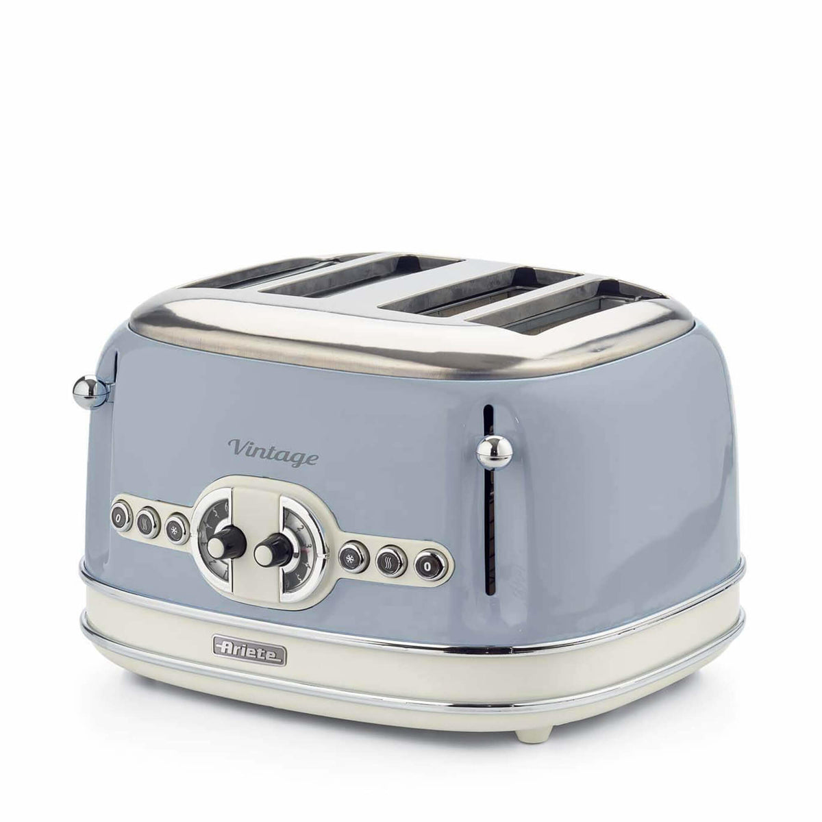 Ariete Vintage 4-Slot Toaster – Blue